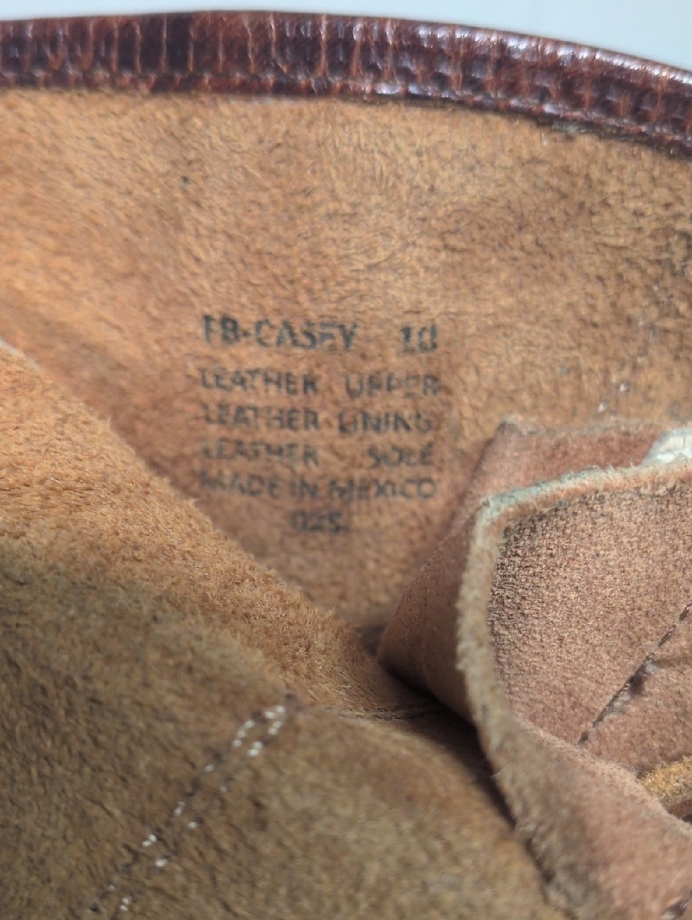 Freebird By Steven Casey Lace Tie Leather Ankle Brown Cognac Bootie, Size 10 - Picture 11 of 15